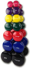 Tunturi Dumbbell set - 2 x 1 kg - Vinyl - Paars - Incl. gratis fitness app (2 stuks)
