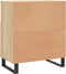 vidaXL - Dressoir - 60x35x70 - cm - bewerkt - hout - sonoma - eikenkleurig