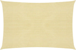 vidaXL - Zonnezeil - 160 - g/m² - 6x8 - m - HDPE - beige