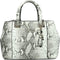 Guess Holly - Handtas - Snakeprint - Grijs
