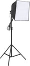 vidaXL - Fotostudioset - met - verlichtingsset, - achtergrond - en - reflector