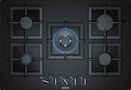 Siemens iQ500 EP7A6QC20N - Gaskookplaat - Wokbrander 4 kW - Zwart