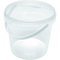 PP cups met sluitzegel deksel met hengsel 1000ml transparant 192 stuks