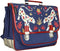Caramel & Cie - Boekentas/Schooltas lagere school Bloemenpanters blauw - Medium