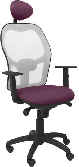 Bureaustoel met hoofdsteun Jorquera P&C BALI82C Paars Lila