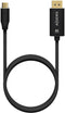 Aisens A109-0687 - USB type-C naar DisplayPort Kabel - 180cm - Zwart
