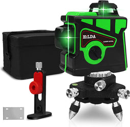 Delicino l12s - Roterende Kruislijnlaser - 360° Waterpas - Incl. Draagtas & Afstandsbediening