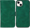 iMoshion Hoesje Geschikt voor iPhone 13 Hoesje Met Pasjeshouder - iMoshion Uitneembare 2-in-1 Luxe Bookcase - Donkergroen