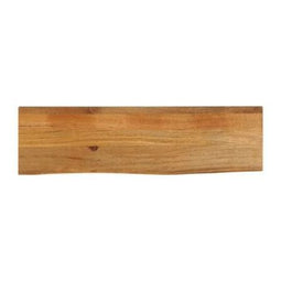 vidaXL Tafelblad met natuurlijke rand 100x40x2,5 cm