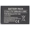 Battery suitable for Midland XTC 350, Li-ion, 3.7V, 1200mAh, 4.4Wh