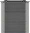 vidaXL - Plantenbak - verhoogd - 100x50x54 cm - HKC - grijs
