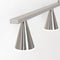 Steinhauer Vortex 3066ST - Hanglamp 5 lichts verstelbaar 85-145 cm Zilver