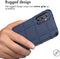 iMoshion Hoesje Geschikt voor Samsung Galaxy A05s Hoesje Siliconen - iMoshion Rugged Shield Backcover - Donkerblauw