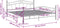 vidaXL - Bedframe - metaal - grijs - 180x200 - cm