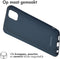 iMoshion Hoesje Geschikt voor Samsung Galaxy A04 Hoesje Siliconen - iMoshion Color Backcover - Donkerblauw