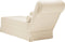 vidaXL - Chaise - longue - met - bolster - en - rechterarmleuning - linnen
