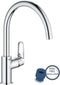 GROHE Start Flow - Keukenmengkraan - draaibare uitloop 360° - chroom