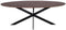 StarFurn Eettafel Ferris Eiken Ovaal 210cm Walnoot