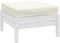 vidaXL - Palletkussen - 60x60x9,5 - cm - stof - gemêleerd - crèmekleurig