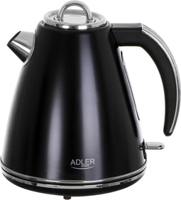 Adler AD 1343 - Waterkoker 1,5L - Roestvrij staal 1850-2200W - Zwart