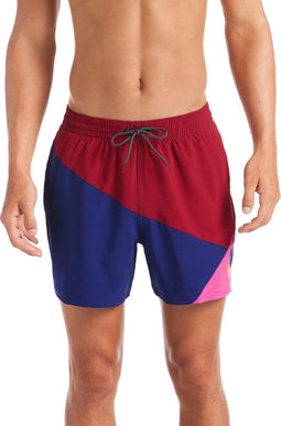 Nike 5 VOLLEY SHORT S - Zwemshort met waterafstotende finish - Noble red