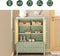 SoBuy FSB72-GR - Schoenenkast - 4 Lades 2 Deuren Rattan Groen