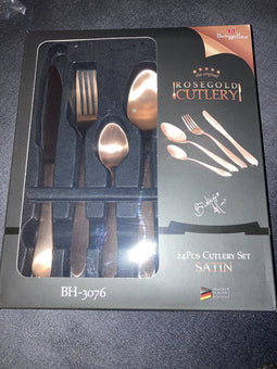 Berlinger Haus BH-3076 - Bestekset - 24 delig - Rosegoud (24 stuks)