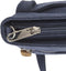 Travelon Heritage Compact Anti-diefstal Clutch Crossbody - RFID mini-tas met slashbestendige band - Indigo