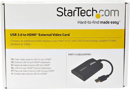 StarTech.com USB 3.0-naar-HDMI® - Externe Multi-Monitor grafische videoadapter - DisplayLink™ gecertificeerd - Zwart