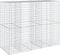 vidaXL - Schanskorf - 250x100x200 - cm - gegalvaniseerd - ijzer - zilverkleurig