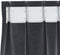 vidaXL - Verduisteringsgordijnen - met - Bovenband - 2 - stuks - Donkergrijs - Velvet