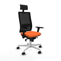 Bureaustoel met hoofdsteun Piqueras y Crespo 3D026N1 Oranje