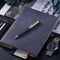 Waterman Expert Deluxe balpen | metaal-blauwe lak met palladium-gecoat detail | medium punt met blauwe inkt | Geschenkverpakking