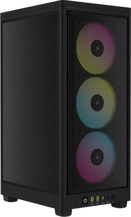 Corsair 2000D RGB Airflow - Mini-ITX Behuizing - RGB Verlichting en Hoge Luchtstroom - Zwart