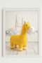 Schilderij Crochetts Multicolour 33 x 43 x 2 cm Paard
