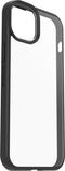 OtterBox React Series - Hoesje voor iPhone 15 Plus - Antimicrobiële coating - Zwart (Clear/Black)