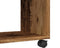 vidaXL - Rolkast - 37x33x42,5 - cm - bewerkt - hout - oud - houtkleurig