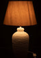 J-Line lamp Esmee - cement/textiel - wit/beige