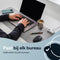 WURK Professionele Verwarmde Bureau Onderlegger - 30℃ tot 50℃ - Antislip - Lichtgrijs - 80x33
