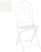 Mica Decorations Yentl Stoel - 40x40x92 cm - Ijzer - Wit