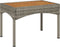 vidaXL - Tuinstoelen - 2 - st - verstelbaar - met - tafel - poly - rattan - grijs