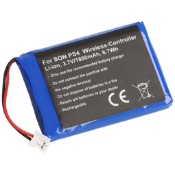 Accu geschikt voor Sony PS4 wireless controller, Li-ion, 3.7V, 1800mAh, 6.7Wh