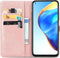 iMoshion Hoesje Geschikt voor Xiaomi Mi 10T Pro / Mi 10T Hoesje Met Pasjeshouder - iMoshion Mandala Bookcase - Rosé Goud