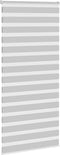 vidaXL - Zebra - rolgordijn - 115x230 - cm - stofbreedte - 110,9 - cm - lichtgrijs
