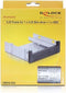 Delock 5.25 - Installatieframe - 2x 5.25'' slim drive of 1x 5.25'' slim drive + 1x 2.5''/3.5'' HDD - Metaal met kunststof front