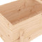 vidaXL - Plantenbak - verhoogd - 121x50x57 - cm - massief - grenenhout