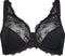Hunkemöller Diva - Niet-voorgevormde BH - Beugel - Zwart - Maat F80