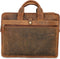 Rat Pack by Orange Fire Leren Laptoptas Aktetas 15.6 inch Bogart Rat Pack OF 558/15 Bruin