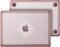 Dux Ducis Geschikt voor MacBook Air 13 inch (2022-2025) Armor Pattern cover hoes - case - Roze