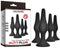 Anale Plug VSCNOVELTY Zwart Siliconen Set 4 Onderdelen